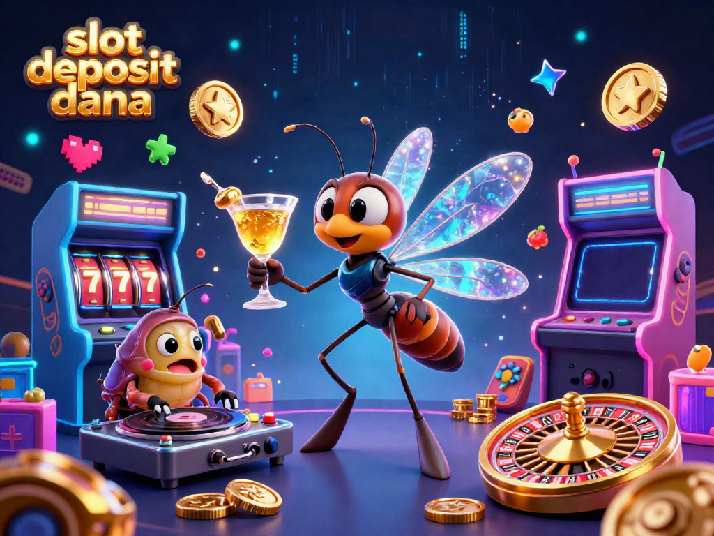 Experience engaging gaming with slot deposit dana's vibrant characters and colorful elements in a dynamic scene.