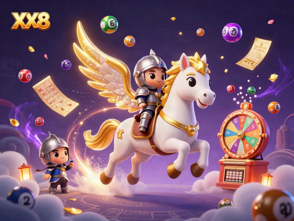 Engage with XX8's thrilling gaming experience featuring celestial elements and vibrant casino visuals.