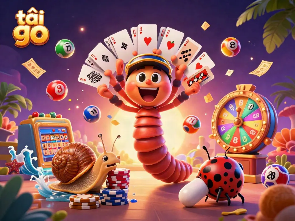Engage in exciting gameplay with tải go 88, featuring a vibrant casino scene filled with characters and action.