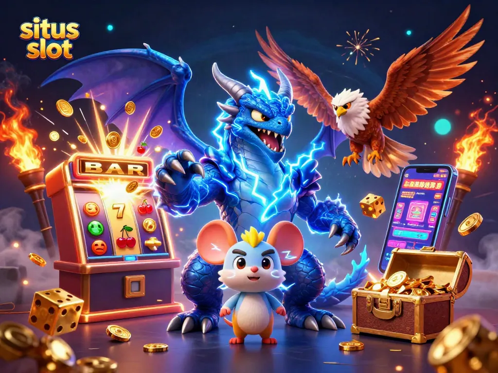 Engage with situs slot and experience exciting jackpots with dynamic 3D characters and game elements.