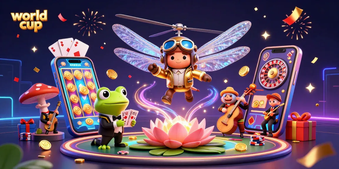 Bets on the world cup come to life with lively casino characters and vibrant gaming elements.