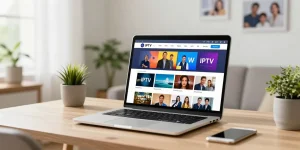 Reliable IPTV reseller assisting customers in a local business setup