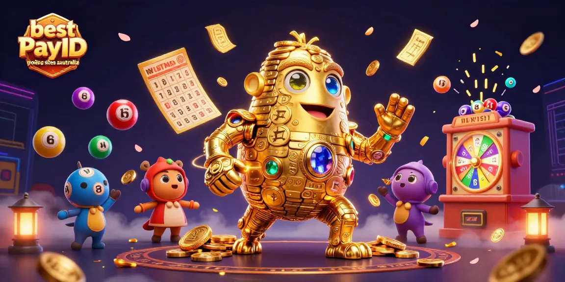 Experience the excitement at the best PayID pokies sites Australia with vibrant casino elements and captivating visuals.